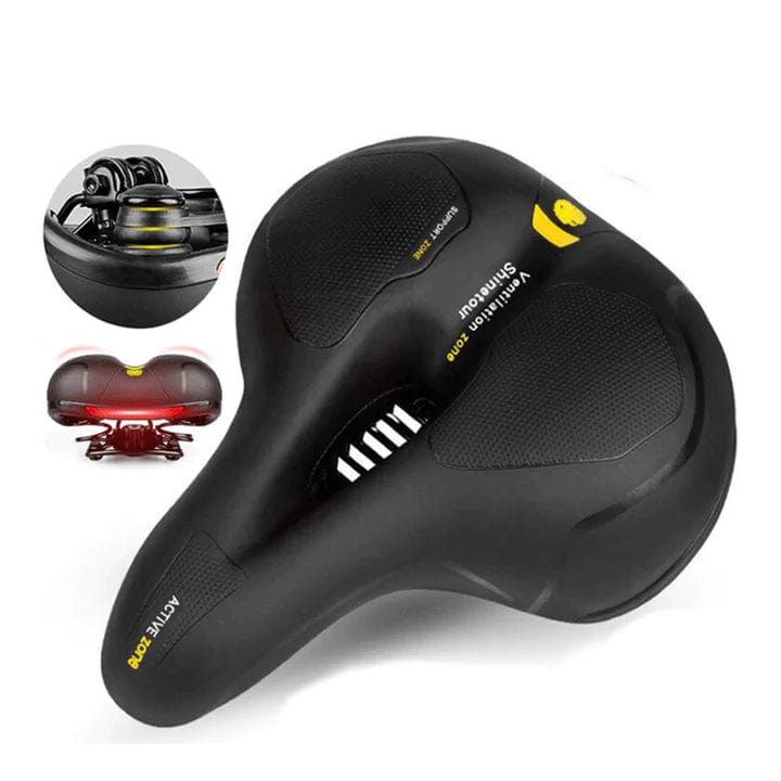 ORTHOBIKE® CloudComfort - Selle de vélo ergonomique contre les douleurs dorsales et fessières