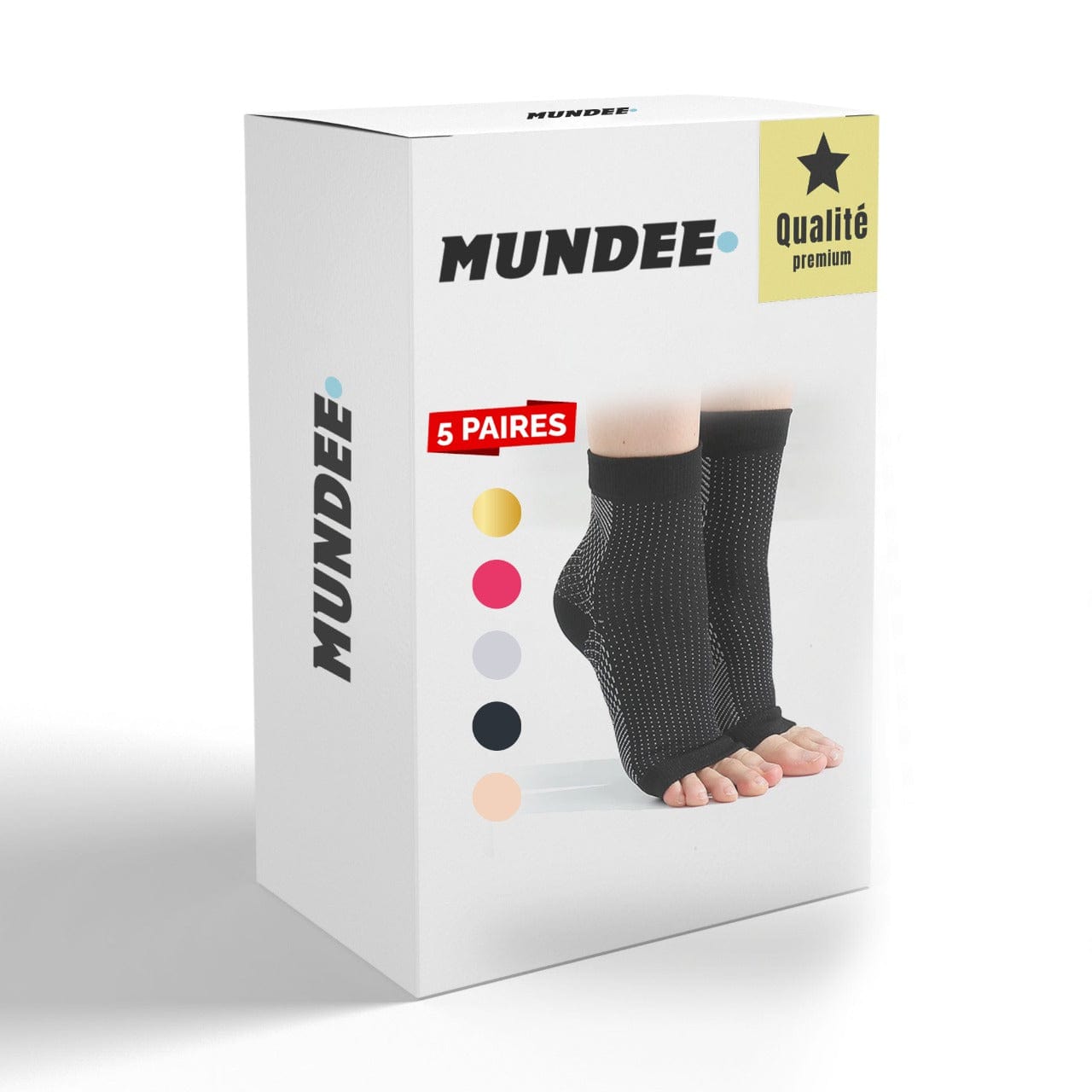 CompressOne™ - Chaussette compression anti-fatigue (5 PAIRES)