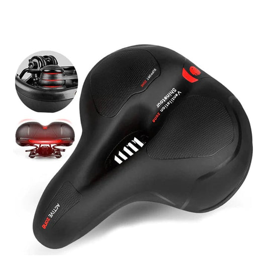 ORTHOBIKE® CloudComfort - Selle de vélo ergonomique contre les douleurs dorsales et fessières