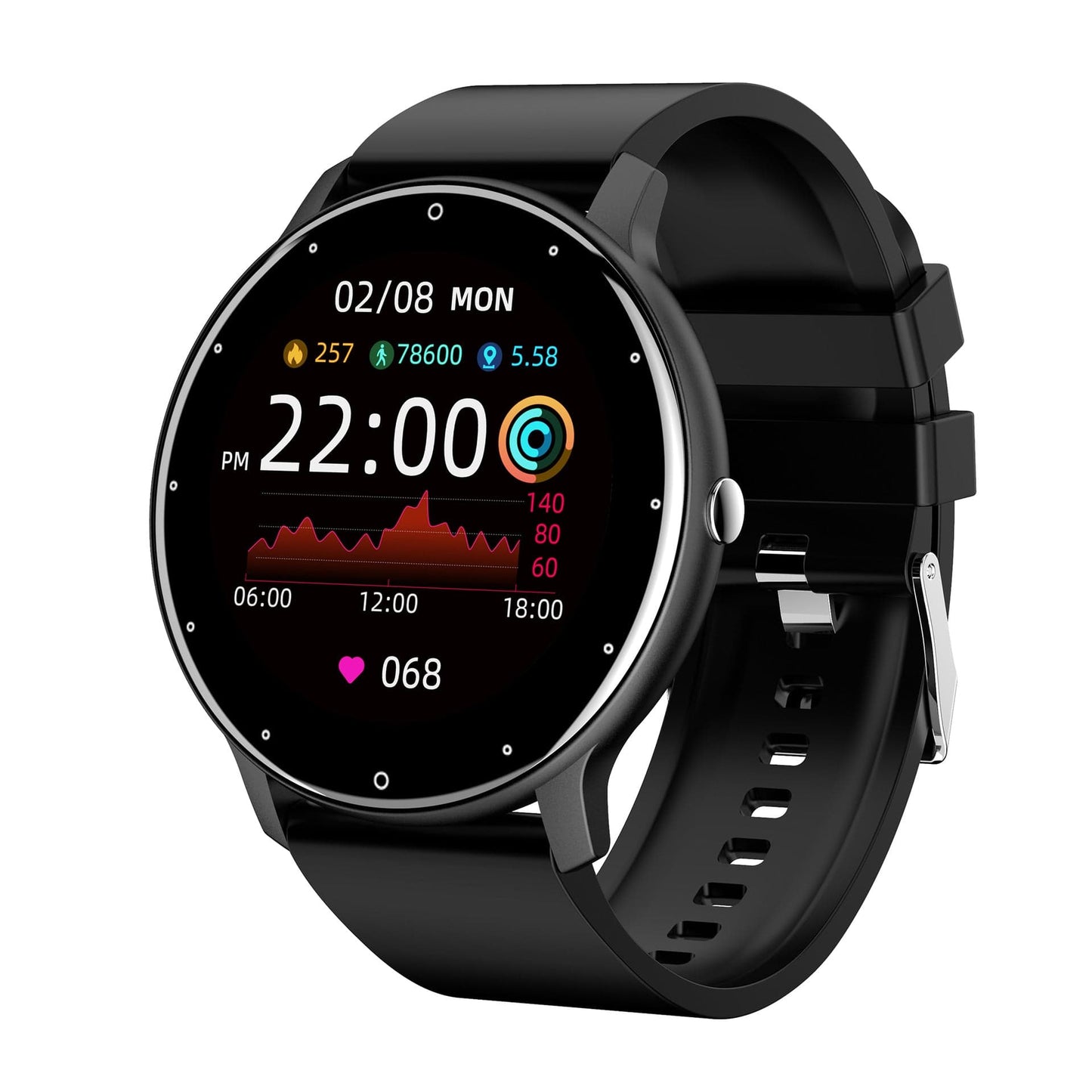 [Dafit] AliExpress Explosive ZL02D Smart Watch Heart Rate Blood Pressure Sports Women's Men's Watch Ring